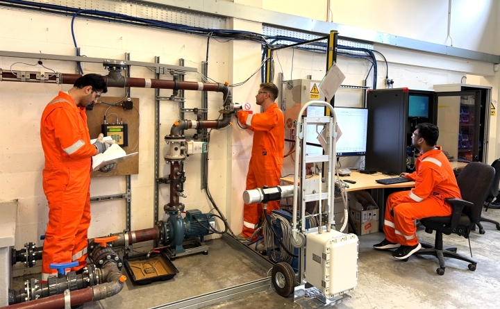 Flow Loop Test for Geothermal Rig Site