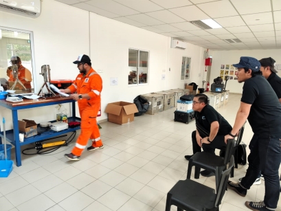 Sand Sampling Training for Bokor Operations Team